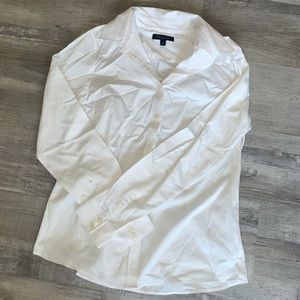 Banana Republic White Button Up Size 14